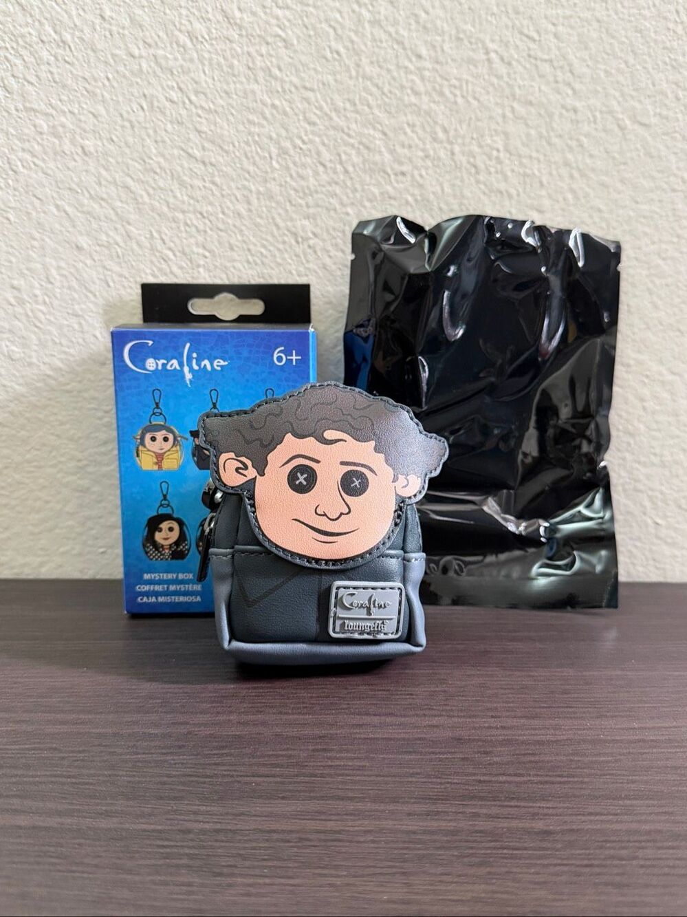 Loungefly Coraline Blind Box Mini Backpack Bag Charm Keychain - Wybie